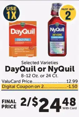 Food City DayQuil or NyQuil offer