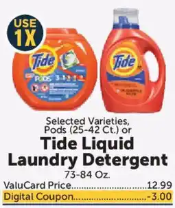 Food City Tide Liquid Laundry Detergent offer