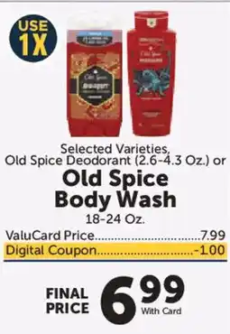 Food City Old Spice Body Wash offer