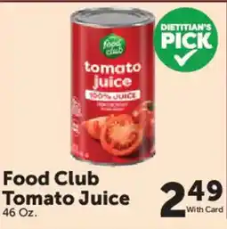 Food City Food Club Tomato Juice offer