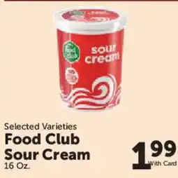 Food City Food Club Sour Cream offer