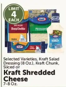 Food City Kraft shredded cheese offer
