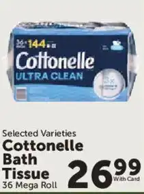 Food City Cottonelle bath tissue offer