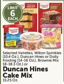 Food City Duncan Hines cake mix offer