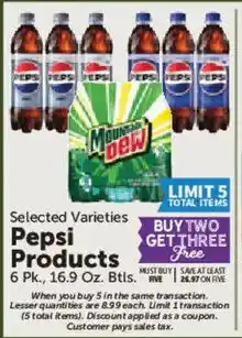 Food City Pepsi Products offer