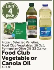 Food City Food Club Vegetable or Canola Oil offer