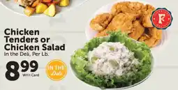 Food City In The Deli Chicken Tenders or Chicken Salad offer