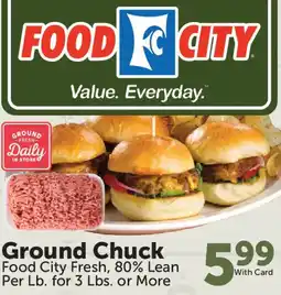 Food City Food City Fresh Ground Chuck offer