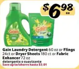 Fresco y Más Gain laundry detergent offer