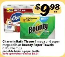 Fresco y Más Charmin Bath Tissue or Bounty Paper Towels offer