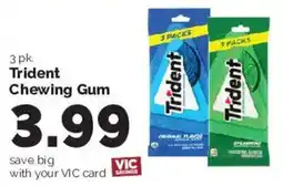 Harris Teeter Trident chewing gum offer