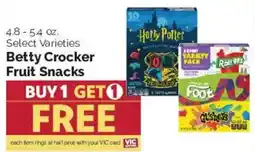 Harris Teeter Betty Crocker Fruit Snacks offer