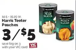 Harris Teeter Harris Teeter peaches offer