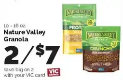 Harris Teeter Nature Valley Granola offer
