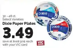 Harris Teeter Dixie Paper Plates offer