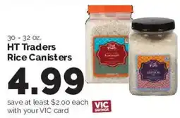 Harris Teeter HT Traders Rice Canisters offer