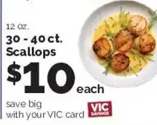 Harris Teeter Scallops offer