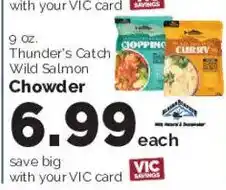 Harris Teeter Thunder's Catch Wild Salmon Chowder offer