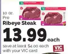 Harris Teeter Ribeye Steak offer