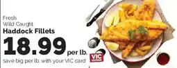 Harris Teeter Fresh Wild Caught Haddock Fillets offer