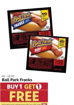 Harris Teeter Ball Park Franks offer