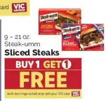 Harris Teeter Steak-umm Sliced Steaks offer