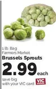Harris Teeter Farmers Market Brussels Sprouts offer