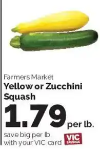 Harris Teeter Farmers Market Yellow or Zucchini Squash offer
