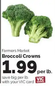 Harris Teeter Farmers Market Broccoli Crowns offer