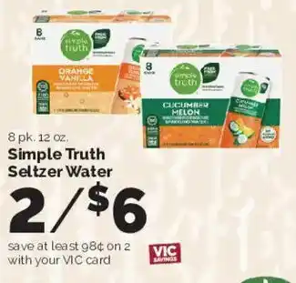 Simple Truth Seltzer Water