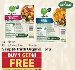 Harris Teeter Simple Truth Organic Tofu offer