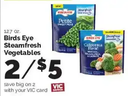 Harris Teeter Birds Eye Steamfresh Vegetables offer
