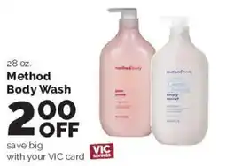 Harris Teeter Method Body Wash offer
