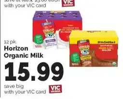 Harris Teeter Horizon Organic Milk offer
