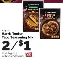 Harris Teeter Harris Teeter taco seasoning mix offer