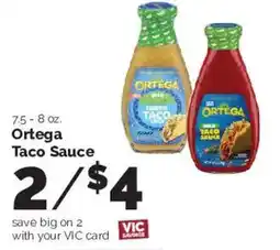 Harris Teeter Ortega Taco Sauce offer