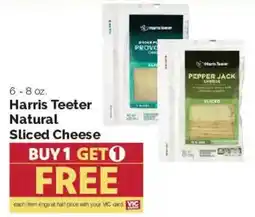 Harris Teeter Harris Teeter Natural Sliced Cheese offer