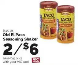 Harris Teeter Old El Paso Seasoning Shaker offer