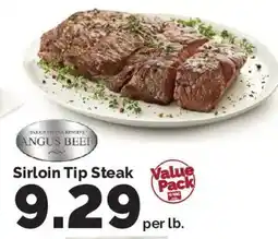 Harris Teeter Angus Beef Sirloin Tip Steak offer