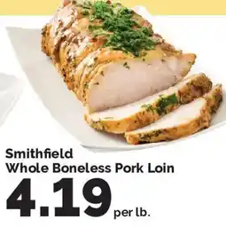 Harris Teeter Smithfield whole boneless pork loin offer