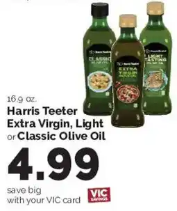 Harris Teeter Harris Teeter Extra Virgin, Light or Classic Olive Oil offer