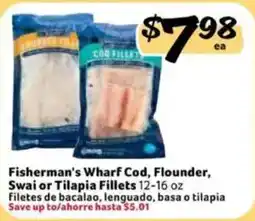 Fresco y Más Fisherman's Wharf Cod, Flounder, Swai or Tilapia Fillets offer
