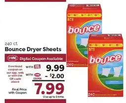 Harris Teeter Bounce Dryer Sheets offer