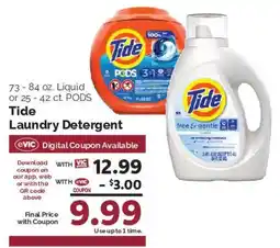 Harris Teeter Tide Laundry Detergent offer