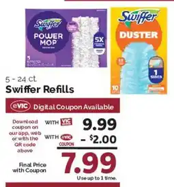 Harris Teeter Swiffer Refills offer