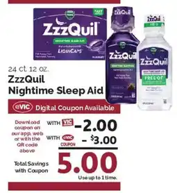 Harris Teeter ZzzQuil Nighttime Sleep Aid offer