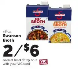 Harris Teeter Swanson Broth offer