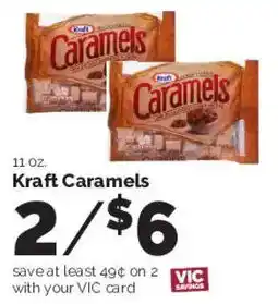 Harris Teeter Kraft Caramels offer