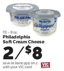 Harris Teeter Philadelphia soft cream cheese offer
