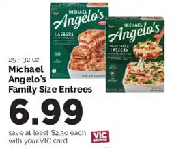 Harris Teeter Michael Angelo's Family Size Entrees offer